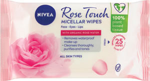 Nivea micelární obrúsky Rose 25ks