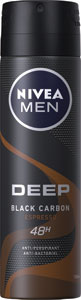 Nivea Men antiperspirant Deep Espresso 150 ml - Rexona Men Maximum Protection antiperspirant v spreji 150 ml Power | Teta drogérie eshop