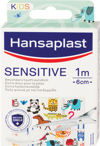 Hansaplast Sensitive náplasť Zvieratka 1mx6cm - Cosmos pružná náplasť 20 ks | Teta drogérie eshop