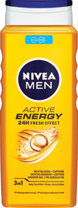 Nivea Men sprchovací gél Active Energy 500 ml - Old Spice sprchový gél a šampón 2v1 Night panter 400 ml  | Teta drogérie eshop