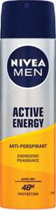 Nivea Men antiperspirant Active Energy 150 ml - Old Spice dezodorant Pure Protection 200 ml | Teta drogérie eshop