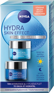 Nivea Hydratačný denný a nočný krém Hydra Skin 2x50 ml - Nivea Hyaluron Cellular Filler + elasticity remodelačný denný krém 50 ml | Teta drogérie eshop