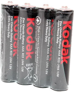 Kodak HD R03-AAA zinkochloridová batéria mikrotužková 4 ks vo fólii - Energizer lítiová gombíková batéria 2032 1 ks | Teta drogérie eshop