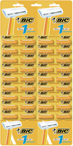 BIC 1 Classic Sensitive pánske pohotové holítka 1 ks na karte 36 ks - Teta drogérie eshop