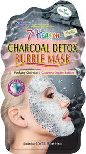 7th Heaven detoxikačná bublinková maska na obrúsku s uhlím 1 ks - Teta drogérie eshop
