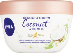 Nivea telové suflé Coconut & Manoi Oil 200 ml - Teta drogérie eshop