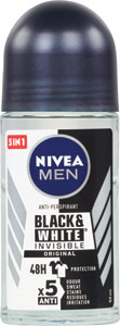 Nivea Men guľôčkový antiperspirant Black & White Invisible Original 50 ml - Nivea Men guľôčkový antiperspirant Fresh Kick 40 ml | Teta drogérie eshop