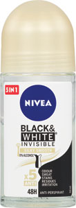 Nivea guľôčkový antiperspirant Black & White Invisible Silky Smooth 50 ml - Teta drogérie eshop