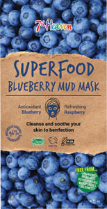7th Heaven Superfood bahenná maska Čučoriedka 10 g