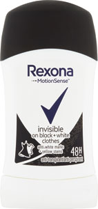 Rexona antiperspirant stick 40 ml Invisible Black & White - Teta drogérie eshop