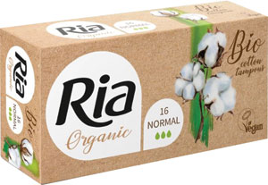 Ria tampóny Organic Normal z bio bavlny 16 ks