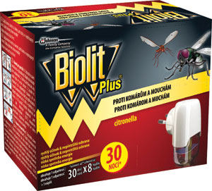 Biolit Plus Elektrický odparovač s vôňou citronelly 31 ml