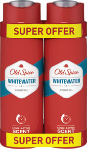 Old Spice sprchový gél whitewater 2 x 400 ml - STR8 sprchovací gél Red Code 400 ml | Teta drogérie eshop