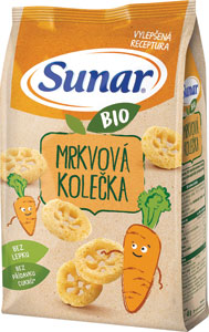 Sunar Bio mrkvové kolieska 45 g - Teta drogérie eshop