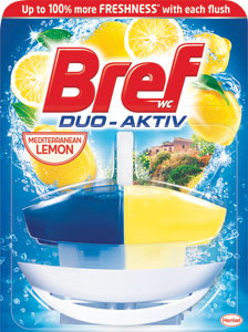 Bref tekutý WC blok Duo-Aktiv Mediterranean Lemon 2 x 50 ml - Teta drogérie eshop