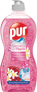 Pur čistiaci prostriedok na ručné umývanie riadu Secret of Pearls Pomegranate & Orange Flower 450 ml