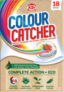 K2r pracie obrúsky Colour Catcher Complete Action Eco 18 ks