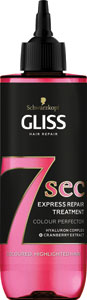 Gliss expresná regeneračná kúra 7s Color 200 ml  - Kallos maska na vlasy s výťažkom Aloe vera 1000 ml | Teta drogérie eshop