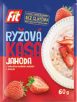 Fit ryžová kaša s jahodami a vanilkovou arómou 60g - Teta drogérie eshop