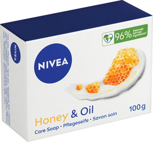 Nivea tuhé mydlo Honey&Oil 100 g - Teta drogérie eshop