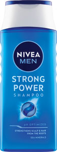 Nivea Men šampón Strong Power 250 ml - Nature Box Men šampón na vlasy Walnut 385 ml | Teta drogérie eshop