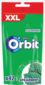 Orbit Spearmint sáček 58 g - Čunga Lunga žuvačky Magic Stickies 28 g | Teta drogérie eshop