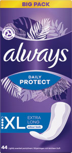 Always intímne vložky Extra Protect Long Plus 44 ks - Naturella intímne vložky Camomile Normal 44 ks | Teta drogérie eshop