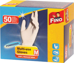 Fino jednorazové rukavice veľkosť M 50 ks  - Ambulex vinylové rukavice nepudrované veľ. L 100 ks | Teta drogérie eshop