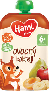 Hami ovocná kapsička Ovocný kokteil 100 g, 6+