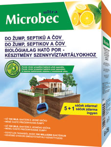 Bros Microbec do žúmp, 5x25 g + grátis