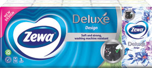 Zewa Deluxe papierové vreckovky 3-vrstvové Design 10x10 ks - Teta drogérie eshop