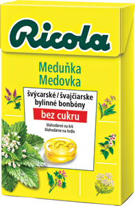Ricola bylinné cukríky Medovka 40 g - Teta drogérie eshop