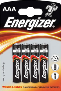 Energizer batérie Alkaline Power AAA 4 ks