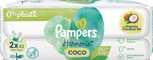 Pampers Wipes (2x42ks/FOL) Coconut pure - Teta drogérie eshop