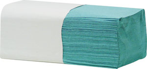 Papierové utierky do zásobníka Z-Z zelené 5000 ks - Big Soft kuchynské utierky classic 2-vrstvové  2x50 útržkov | Teta drogérie eshop