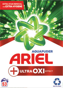 Ariel prášok Ultra Oxi 3.975 kg / 53 PD - Teta drogérie eshop