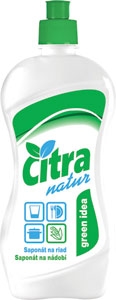 Citra saponát natur green idea 500 ml - Jar tekutý prostriedok na umývanie riadu Lemon 2 x 900 ml | Teta drogérie eshop