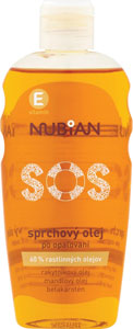 Nubian ošetrujúci sprchový olej po opalovaní SOS 200 ml - Teta drogérie eshop