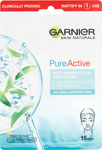 Garnier textilná pleťová maska Pure - Detoxikačná Bahenná maska s čierným uhlím 10 g | Teta drogérie eshop