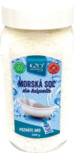 Ezo morská soľ do kúpeľa 1200 g