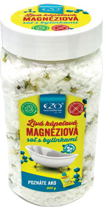 Ezo živá magnéziová kúpeľová soľ s bylinkami 900 g - Ezo vonná kúpeľová soľ eukalyptus Nature 650 g | Teta drogérie eshop