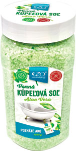 Ezo vonná kúpeľová soľ Aloe vera 1200 g