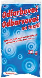 Odfarbovač na textil 30 g