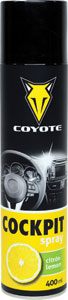 Cockpit sprej citrón 400 ml - Coyote antibakteriálny čistič čalúnenia a plastov 500 ml | Teta drogérie eshop