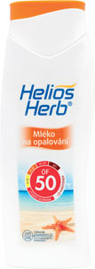 Helios Herb mlieko na opaľovanie OF 50 200 ml