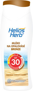 Helios Herb mlieko na opaľovanie Bronze OF 30 200 ml - Teta drogérie eshop