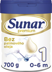 Sunar počiatočné mlieko Premium 1 700 g