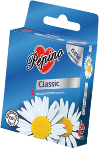 Pepino kondóm Classic 3 ks  - Pepino kondómy Classic 12 ks | Teta drogérie eshop