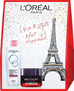 L'Oréal Paris Vianočný balíček krém revitalift 50 ml + micelárna voda - Teta drogérie eshop
