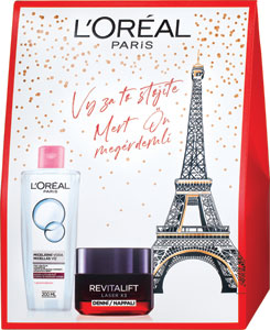 L'Oréal Paris Vianočný balíček krém revitalift 50 ml + micelárna voda